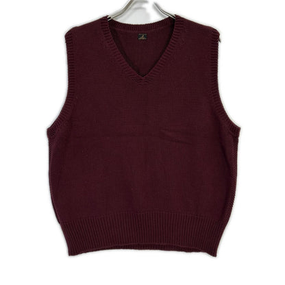 ANATOMICA アナトミカ 530-511-18 レッド コットン100 ニットベスト ベスト