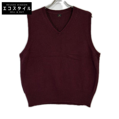 ANATOMICA アナトミカ 530-511-18 レッド コットン100 ニットベスト ベスト