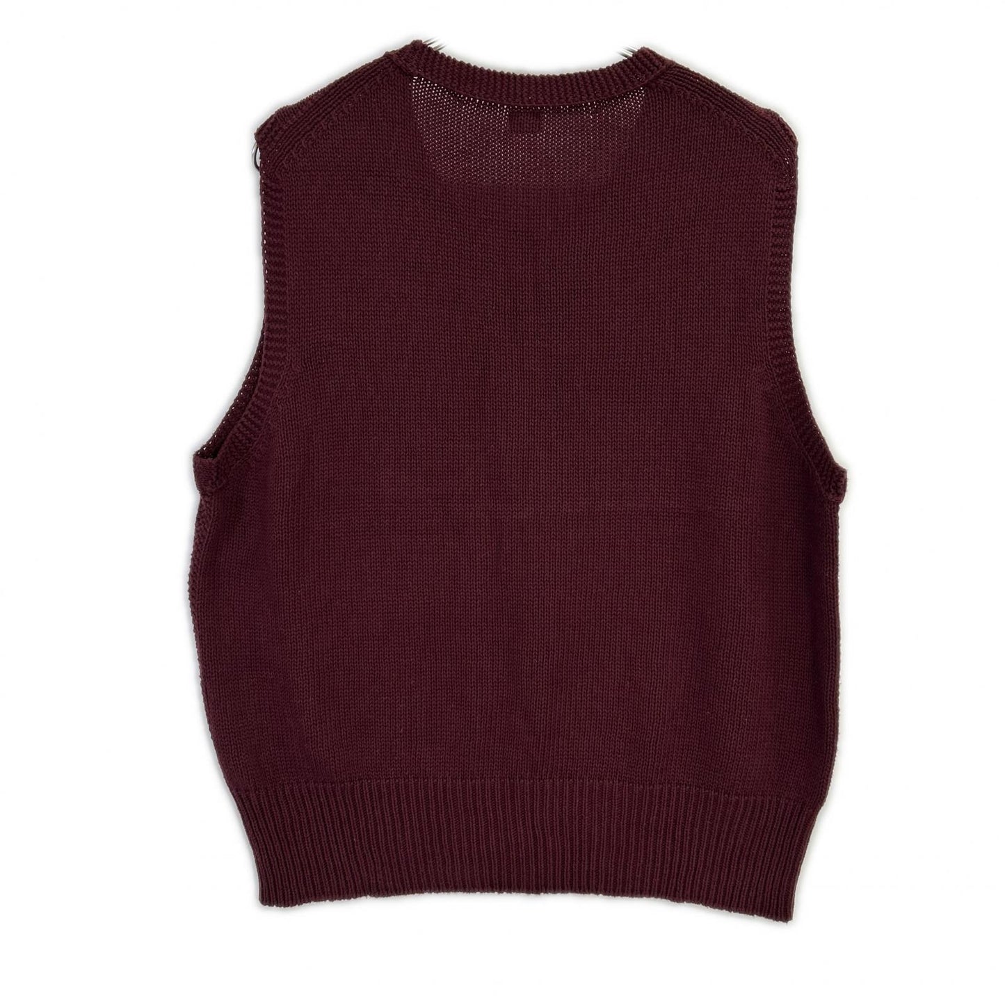 ANATOMICA アナトミカ 530-511-18 レッド コットン100 ニットベスト ベスト
