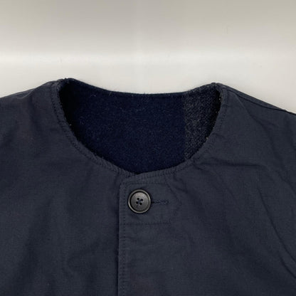 Engineered Garments Gray × Navy wool Over Vest reversible vest