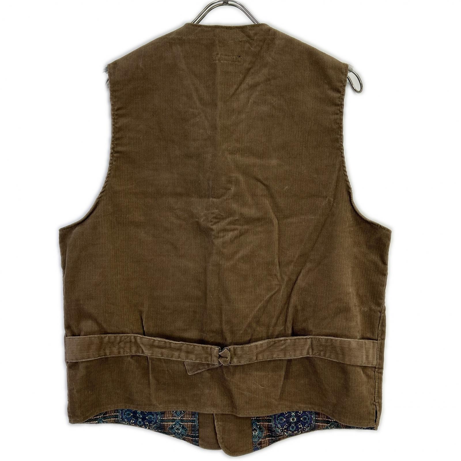 Engineered Garments エンジニアードガーメンツ ベージュ コーデュロイ ベストジレ ベスト