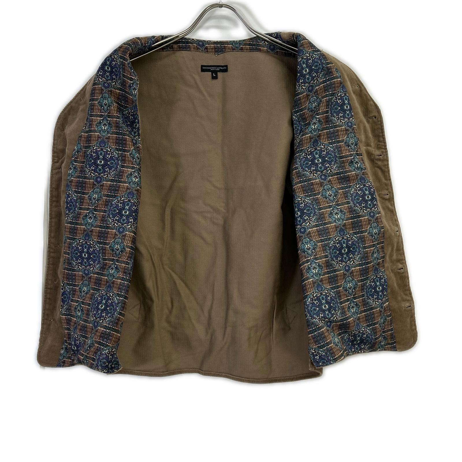 Engineered Garments エンジニアードガーメンツ ベージュ コーデュロイ ベストジレ ベスト