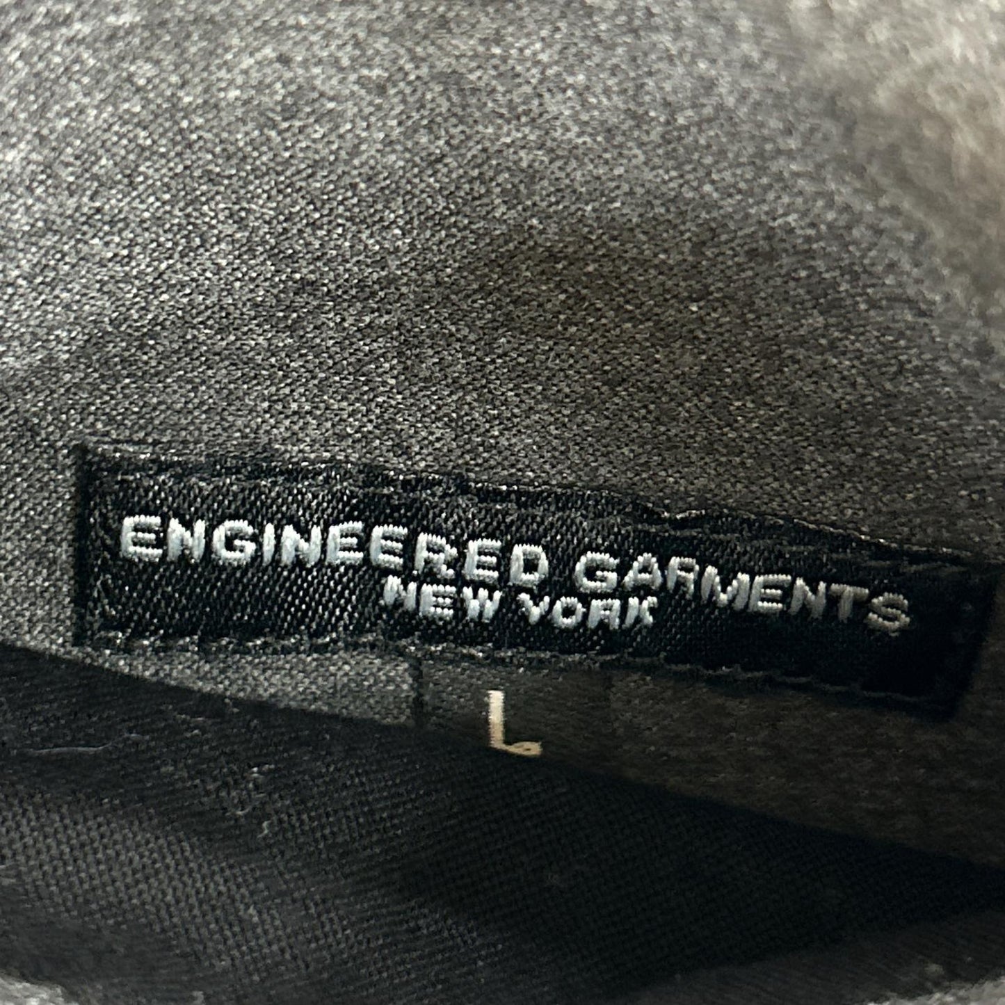 Engineered Garments エンジニアードガーメンツ グレー ウール ヘリンボーンリバーシブルベスト ジレ ベスト