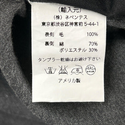 Engineered Garments エンジニアードガーメンツ グレー ウール ヘリンボーンリバーシブルベスト ジレ ベスト