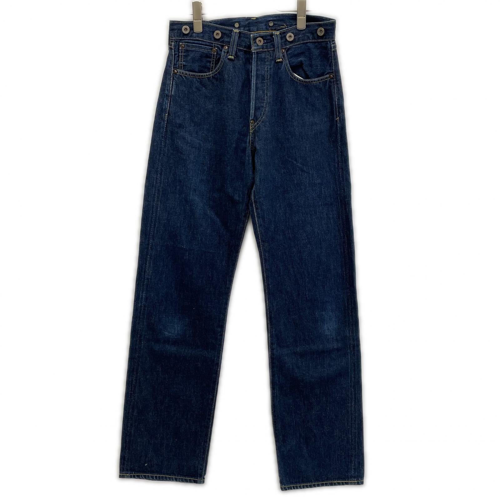 LEVI'S リーバイス 90's インディゴ 日本製 サスペンダーボタン シンチバック S702XX ボタンフライ デニムパンツ ボトムス