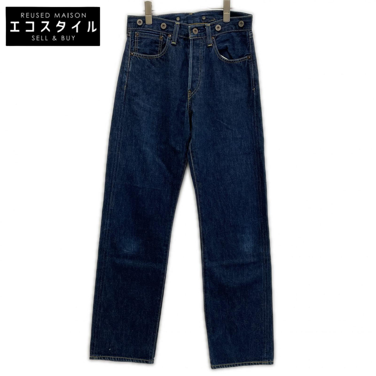 LEVI'S リーバイス 90's インディゴ 日本製 サスペンダーボタン シンチバック S702XX ボタンフライ デニムパンツ ボトムス