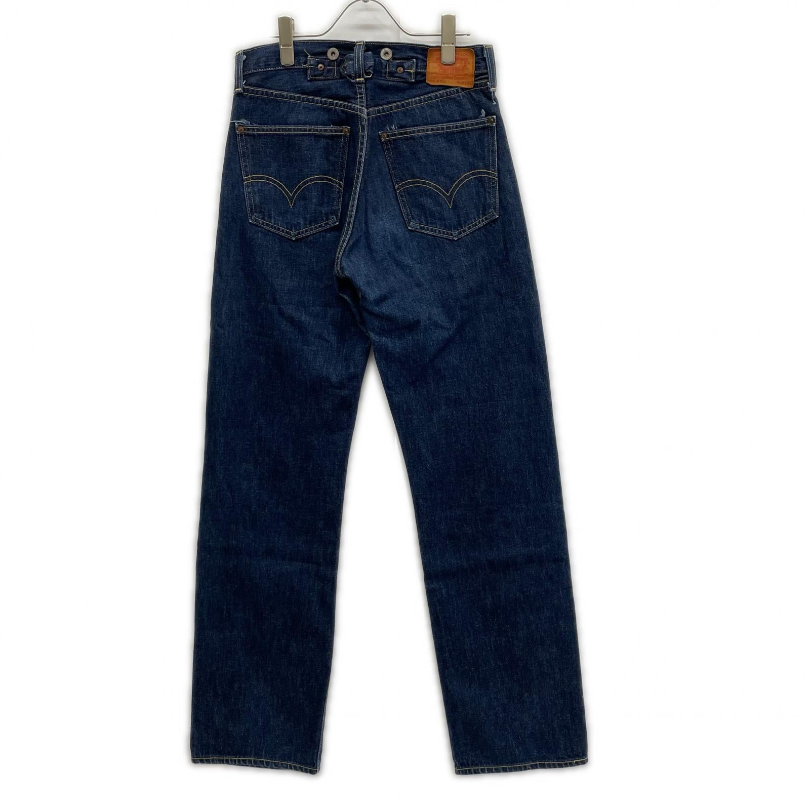 LEVI'S リーバイス 90's インディゴ 日本製 サスペンダーボタン シンチバック S702XX ボタンフライ デニムパンツ ボトムス