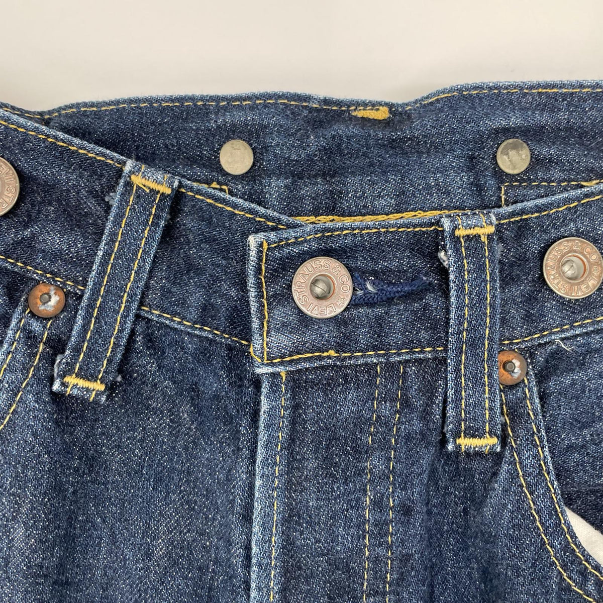 LEVI'S リーバイス 90's インディゴ 日本製 サスペンダーボタン シンチバック S702XX ボタンフライ デニムパンツ ボトムス