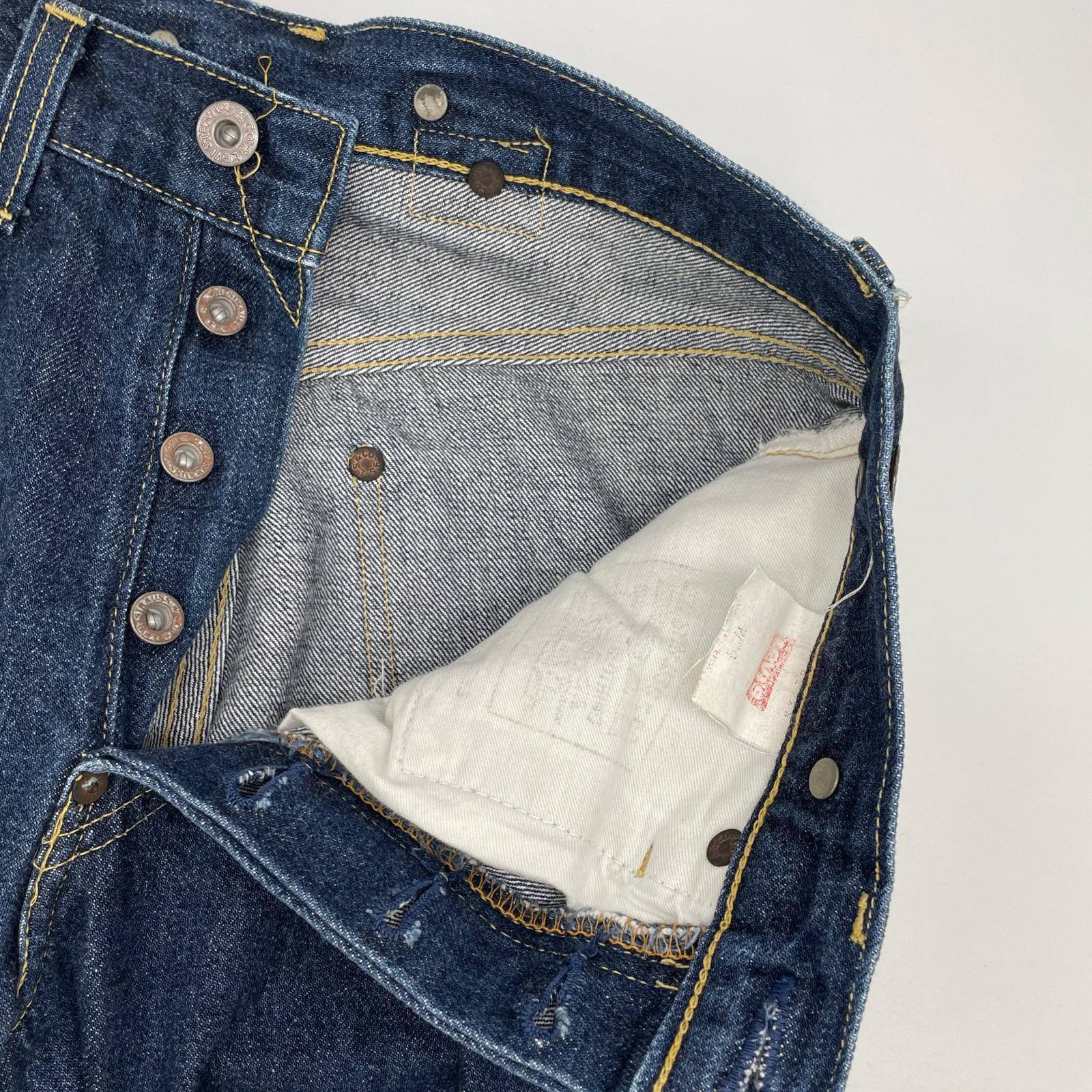 LEVI'S リーバイス 90's インディゴ 日本製 サスペンダーボタン シンチバック S702XX ボタンフライ デニムパンツ ボトムス