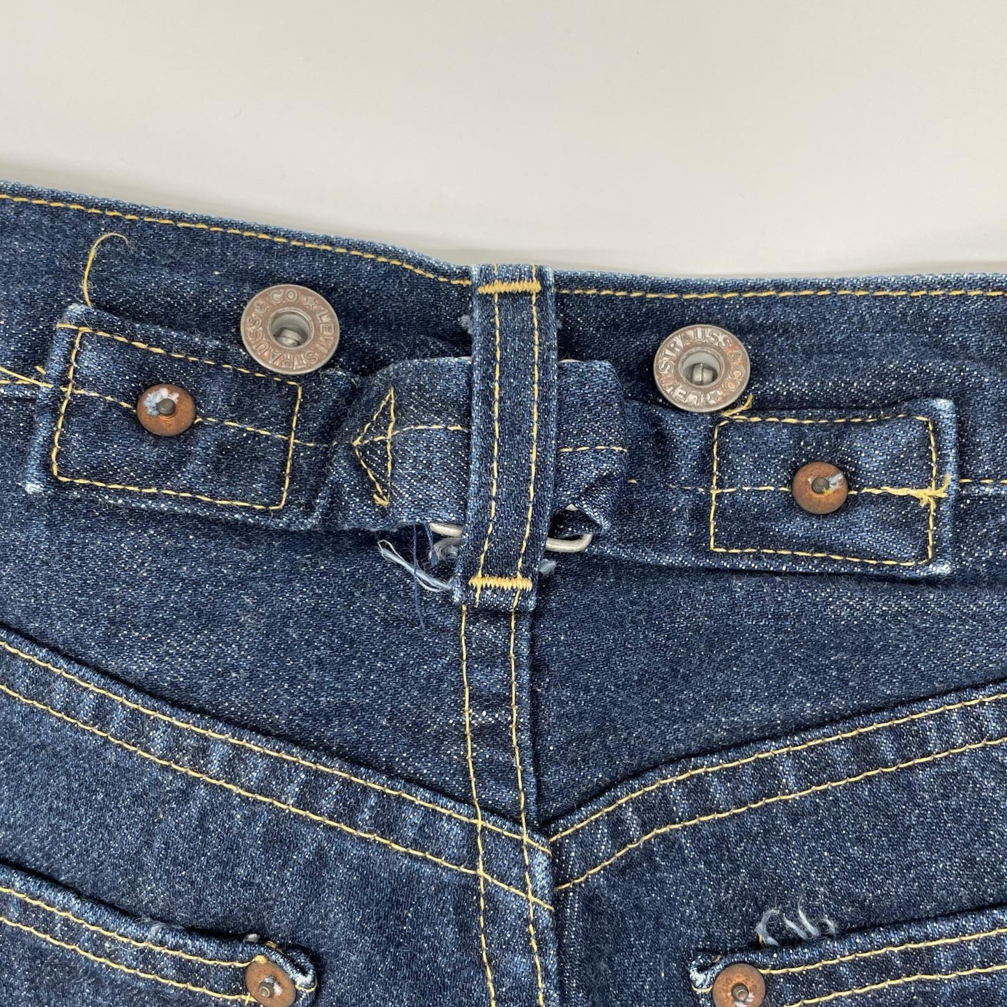 LEVI'S リーバイス 90's インディゴ 日本製 サスペンダーボタン シンチバック S702XX ボタンフライ デニムパンツ ボトムス