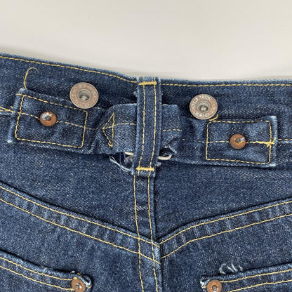 LEVI'S リーバイス 90's インディゴ 日本製 サスペンダーボタン シンチバック S702XX ボタンフライ デニムパンツ ボトムス