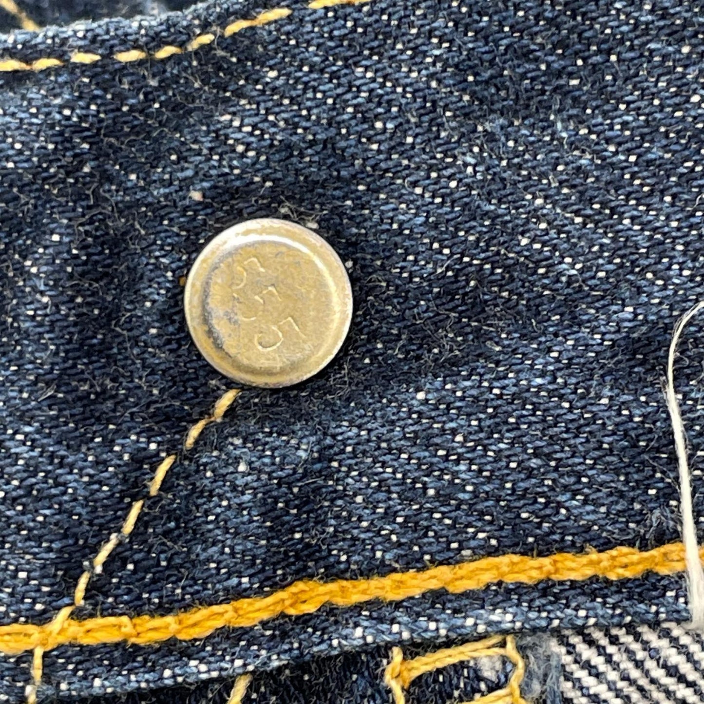 LEVI'S リーバイス 90'S 501-0003 インディゴ LVC USA製 バレンシア 501XX ビックE 均等V セルビッチデニムパンツ ボトムス