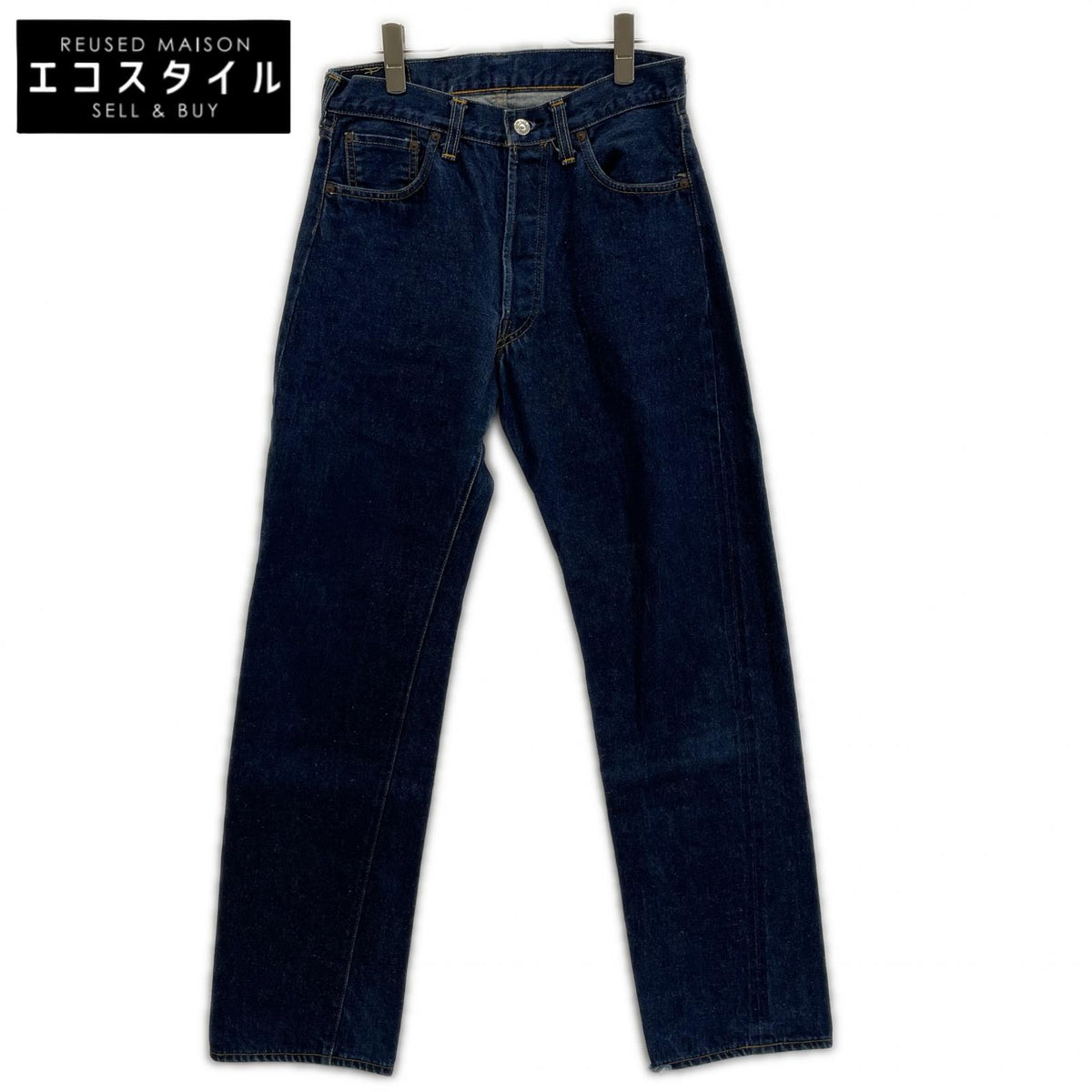LEVI'S リーバイス 90'S 501-0003 インディゴ LVC USA製 バレンシア 501XX ビックE 均等V セルビッチデニムパンツ ボトムス