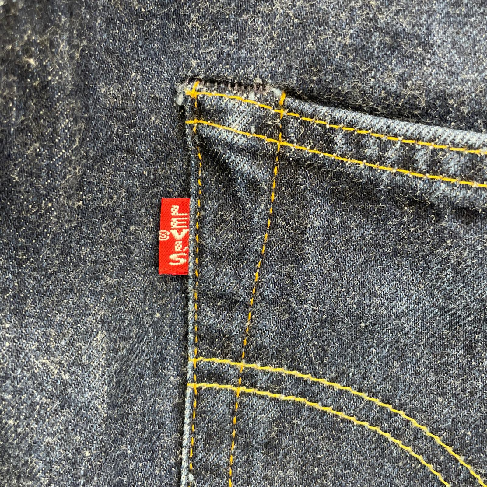 LEVI'S リーバイス 90'S 501-0003 インディゴ LVC USA製 バレンシア 501XX ビックE 均等V セルビッチデニムパンツ ボトムス