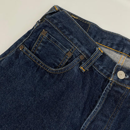 LEVI'S リーバイス 90'S 501-0003 インディゴ LVC USA製 バレンシア 501XX ビックE 均等V セルビッチデニムパンツ ボトムス