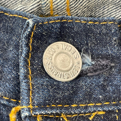 LEVI'S リーバイス 90'S 201-0003 インディゴ LVC USA製 バレンシア 201XX 赤耳 セルビッチ デニムパンツ ボトムス