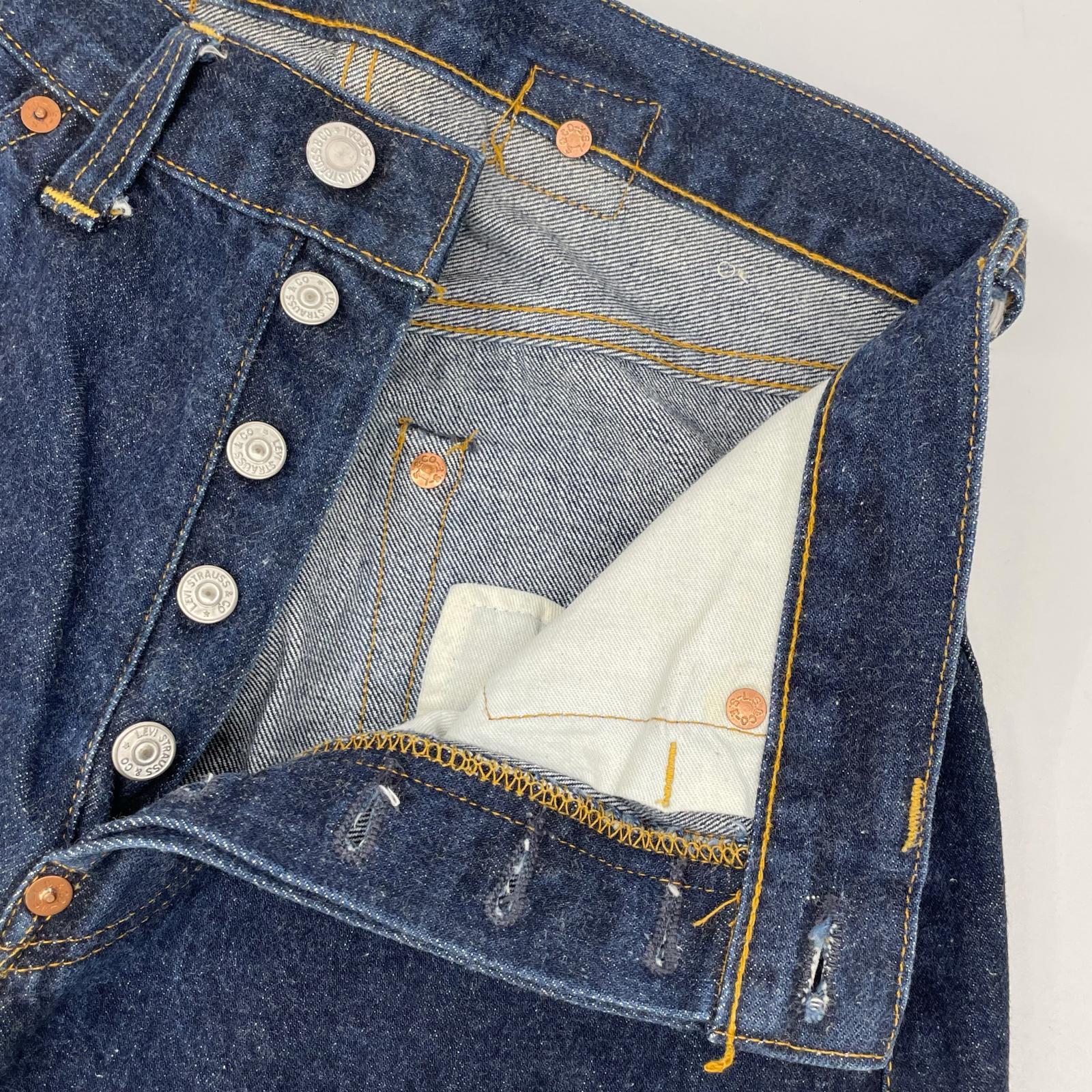 LEVI'S リーバイス 90'S 201-0003 インディゴ LVC USA製 バレンシア 201XX 赤耳 セルビッチ デニムパンツ ボトムス