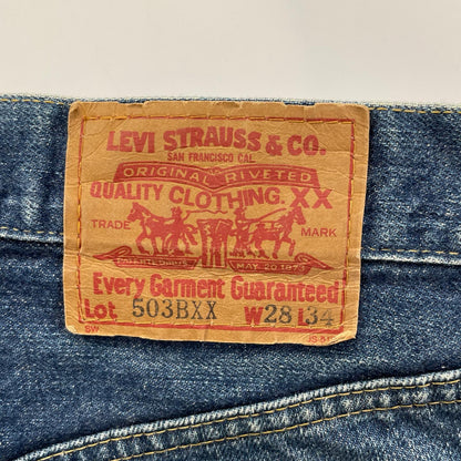 LEVI'S リーバイス 90'S インディゴ 日本製 503BXX 復刻 ビックE 均等V デニムパンツ ボトムス