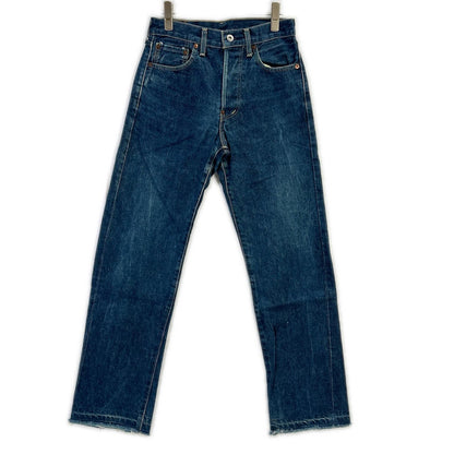 LEVI'S リーバイス 90'S インディゴ 日本製 701XX復刻 ビッグE 均等V セルビッチデニムパンツ ボトムス