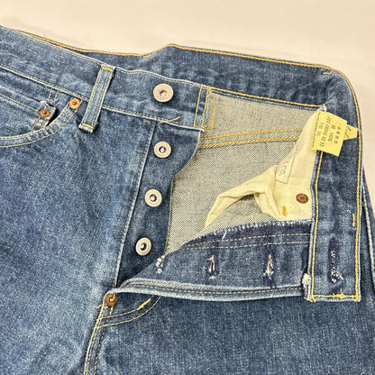 LEVI'S リーバイス 90'S インディゴ 日本製 701XX復刻 ビッグE 均等V セルビッチデニムパンツ ボトムス
