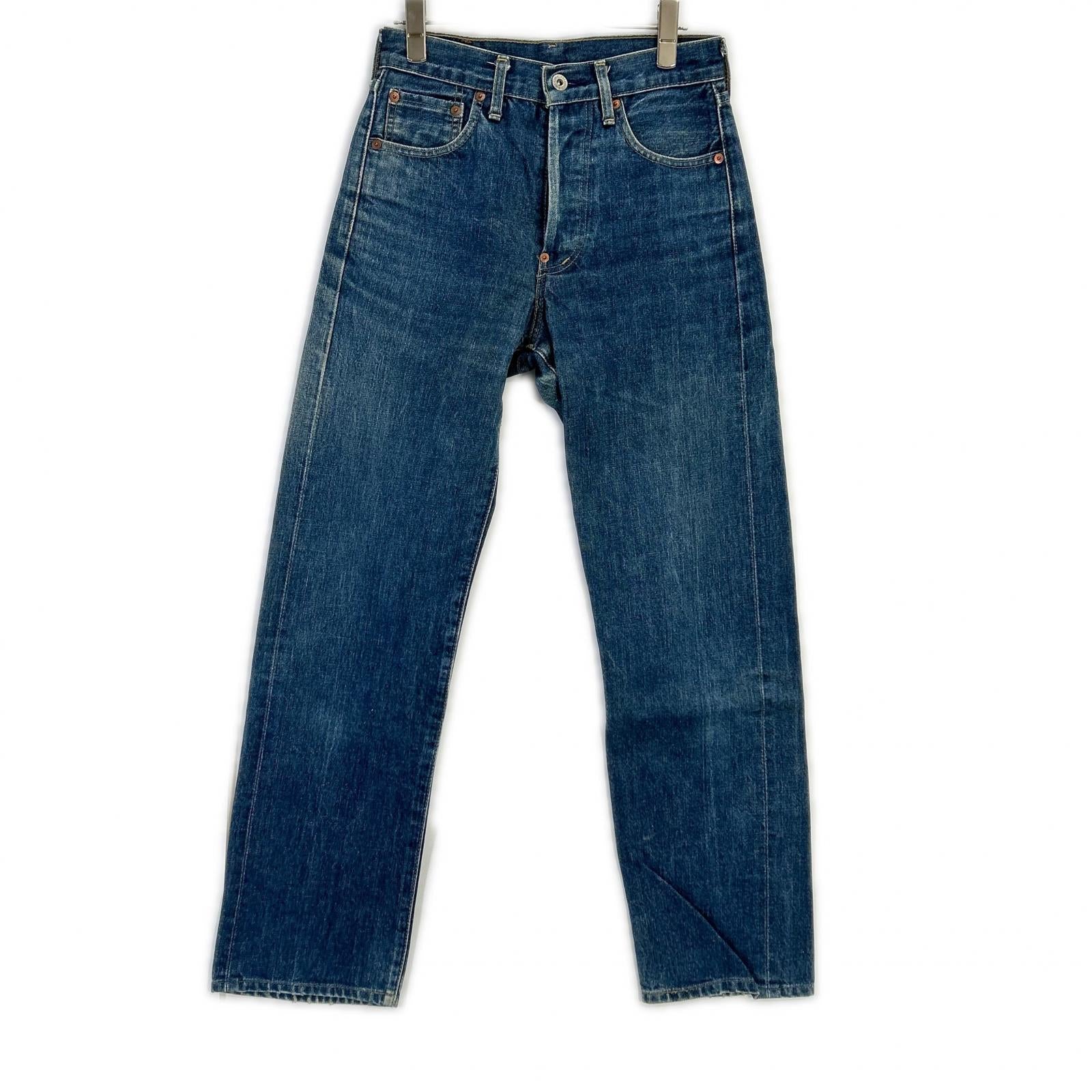 LEVI'S リーバイス 90'S インディゴ 日本製 701XX復刻 ビッグE 均等V セルビッチデニムパンツ ボトムス