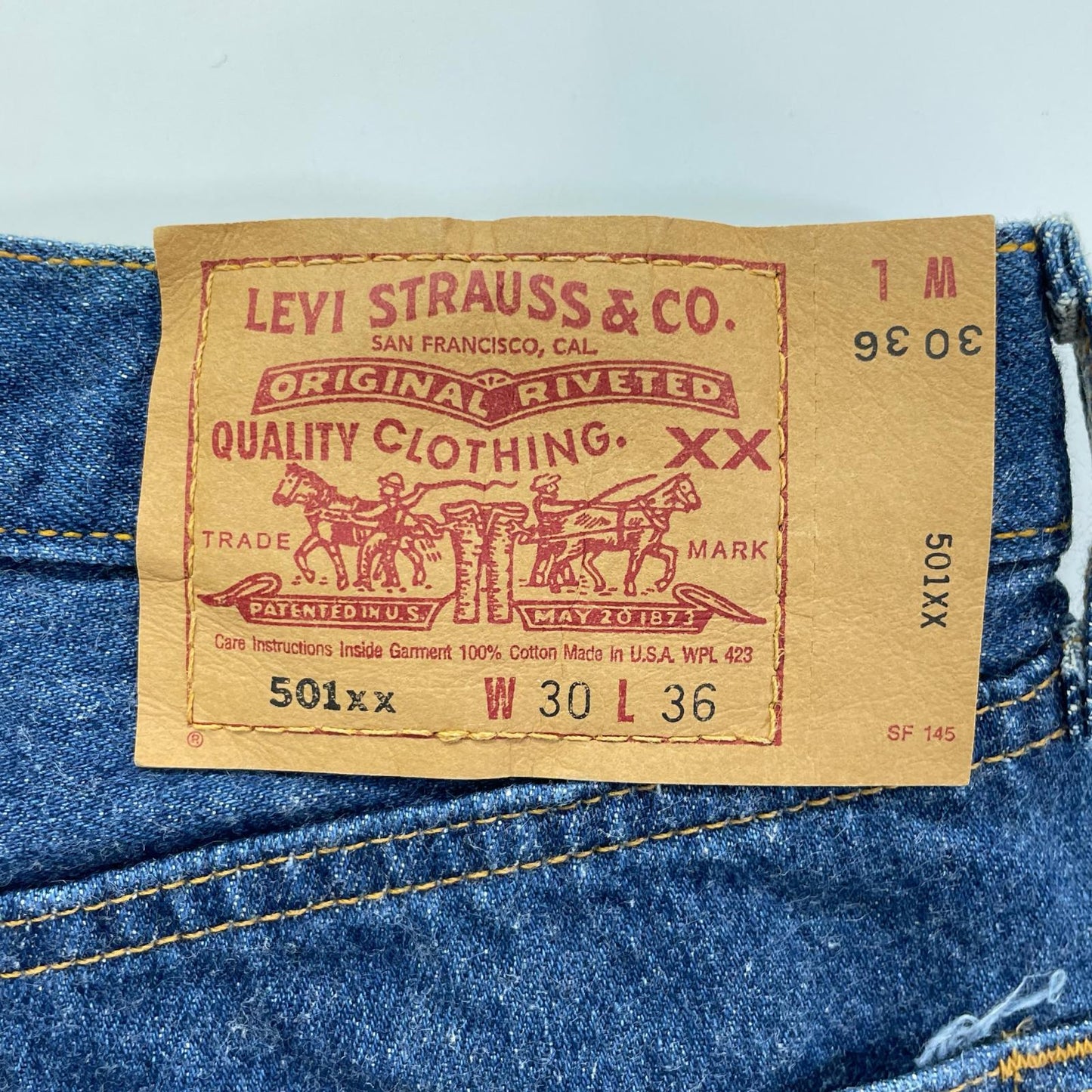 LEVI'S リーバイス 90'S インディゴ USA製 501xx バレンシア工場 サークルRタブ デニムパンツ ボトムス