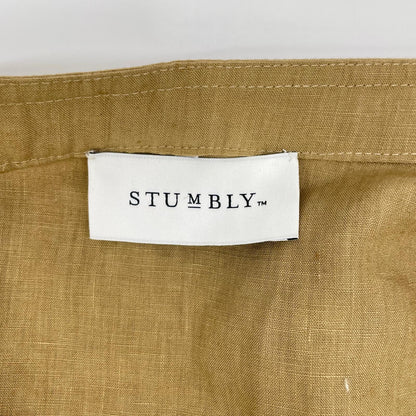 STUMBLY スタンブリー 25SS 535-5150500 ベージュ リネン100 Belted Sleeveless Jacket ノースリーブジャケット ジャケット