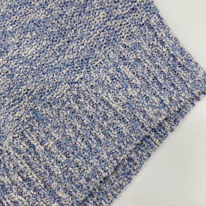 ANAYI アナイ 24SS サックスブルー ラメブークレクルーネック プルオーバー トップス
