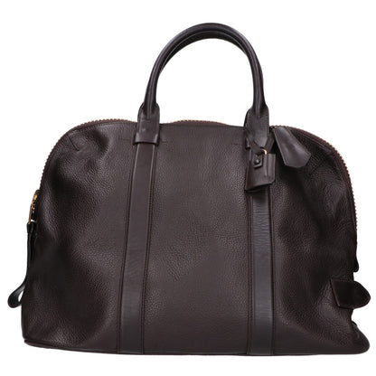 TOM FORD トムフォード ビッグジップ レザー ボストンバッグ