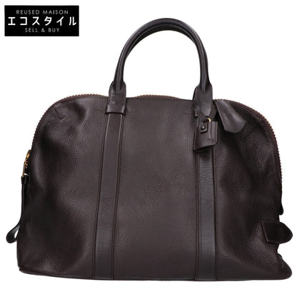TOM FORD トムフォード ビッグジップ レザー ボストンバッグ