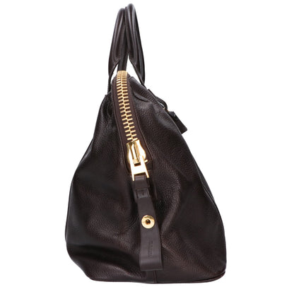 TOM FORD トムフォード ビッグジップ レザー ボストンバッグ