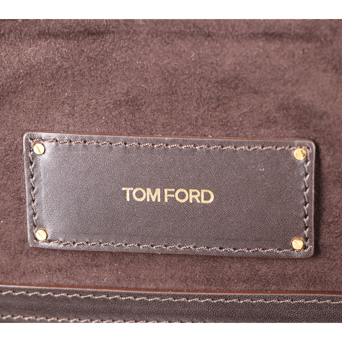 TOM FORD トムフォード ビッグジップ レザー ボストンバッグ