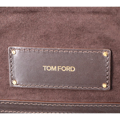 TOM FORD トムフォード ビッグジップ レザー ボストンバッグ