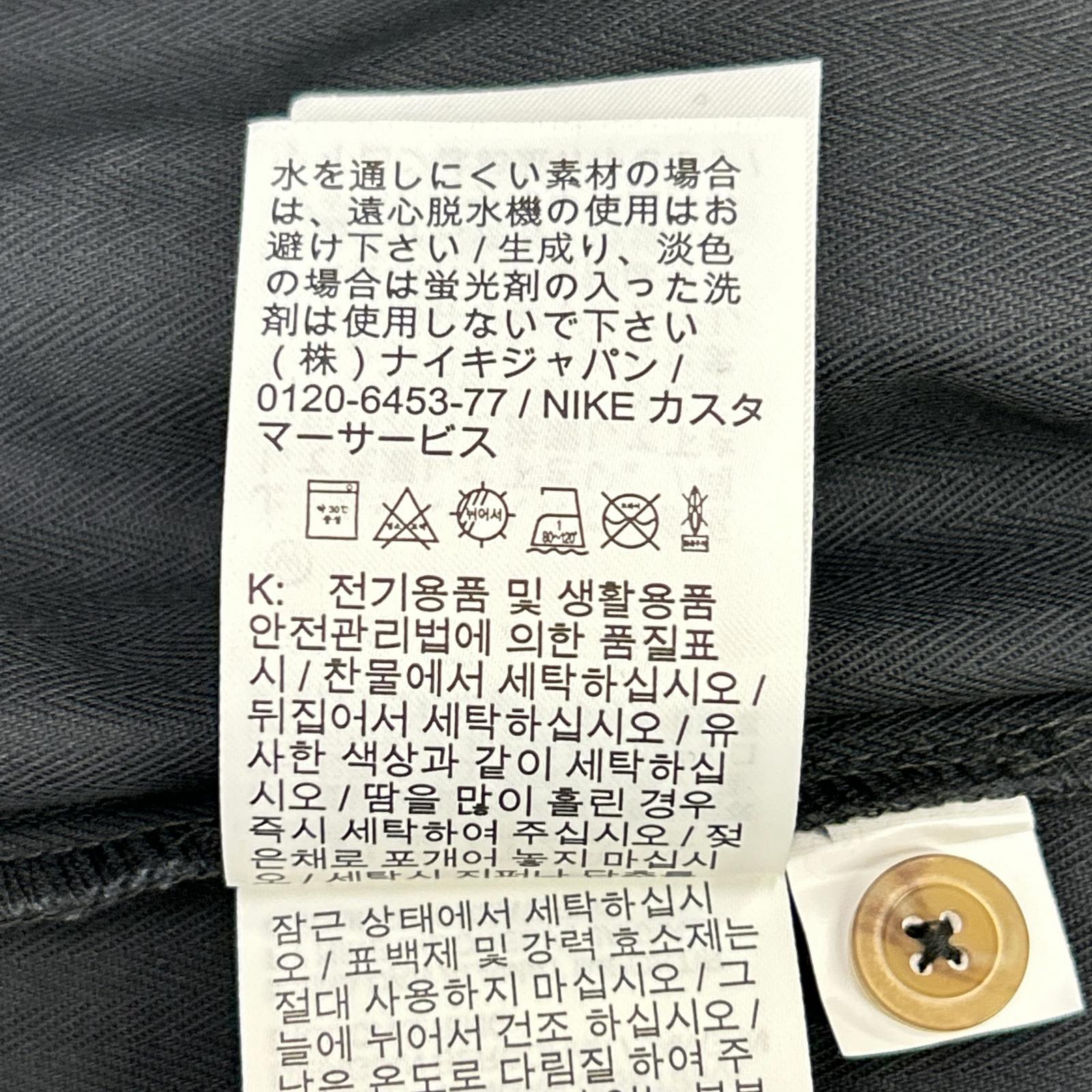 NIKE ナイキ FV7446-010 ブラック ジョーダン エッセンシャルメンズボタンダウンシャツ トップス