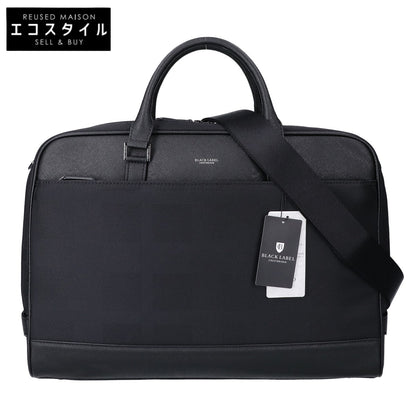 BLACK LABEL CRESTBRIDGE ブラックレーベルクレストブリッジ 【新品同様】51113-501-09 シャドーチェック 2WAY ブリーフケース ビジネスバッグ ブリーフケース
