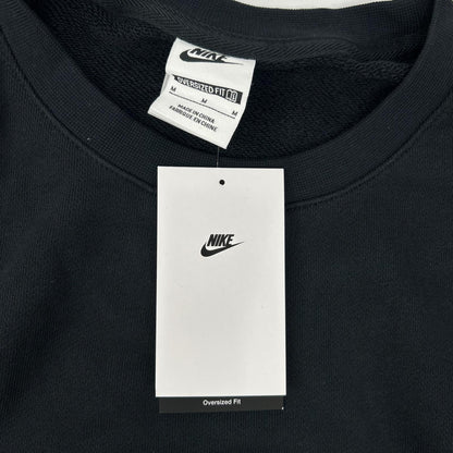 NIKE ナイキ ブラック×ピンク オーバーサイズ クルーネック スウェットシャツ トップス