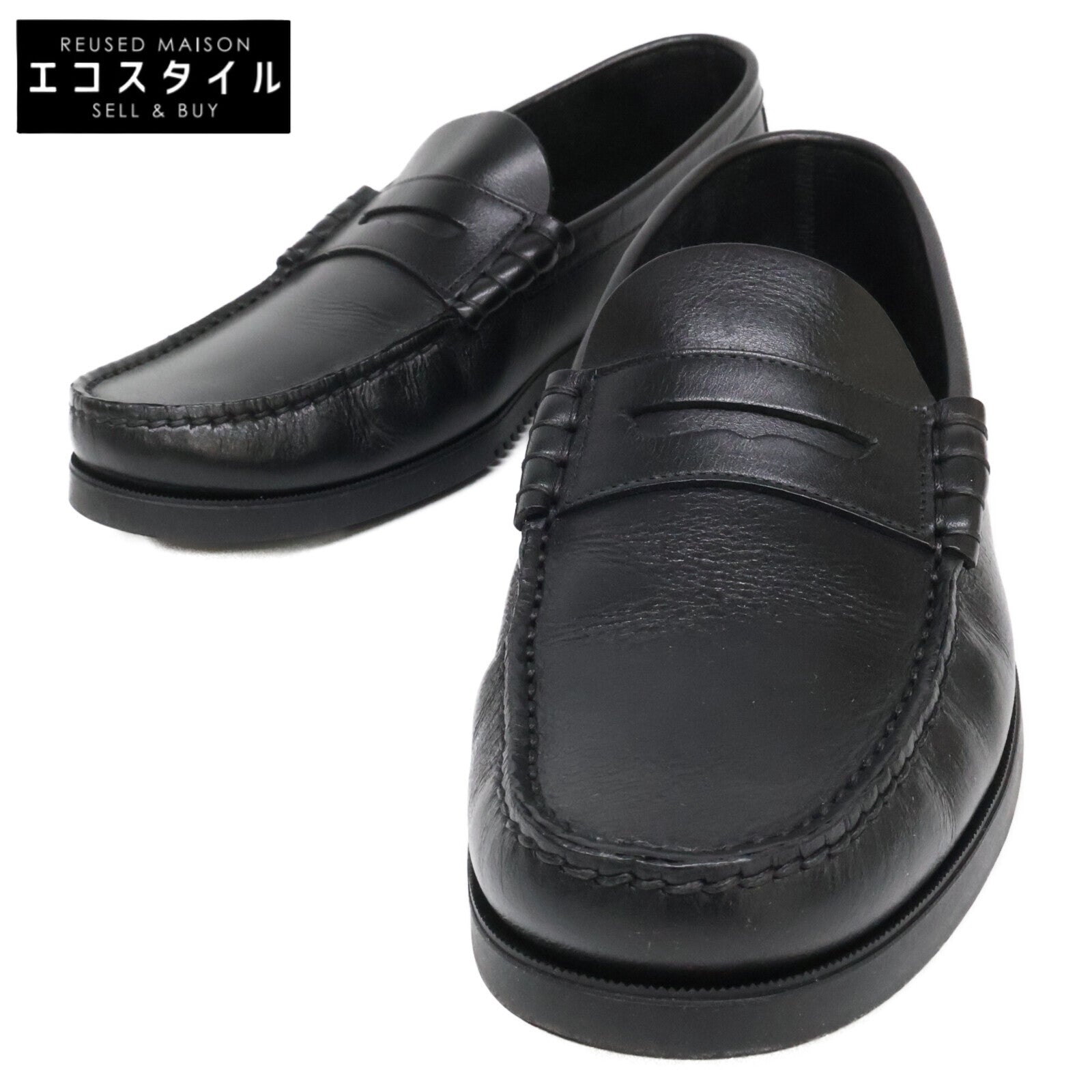 Paraboot パラブーツ 【美品】CORAUX/MARINE コロー モカシンコインローファー シューズ