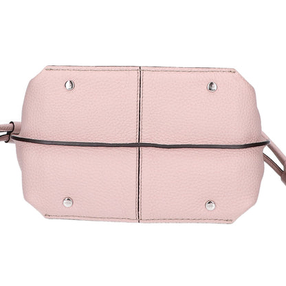 TOD'S トッズ 美品 XBWBUZS9200WNTM430 Tタイムレス バケット レザーバッグ スモール 2WAY ハンドバッグ