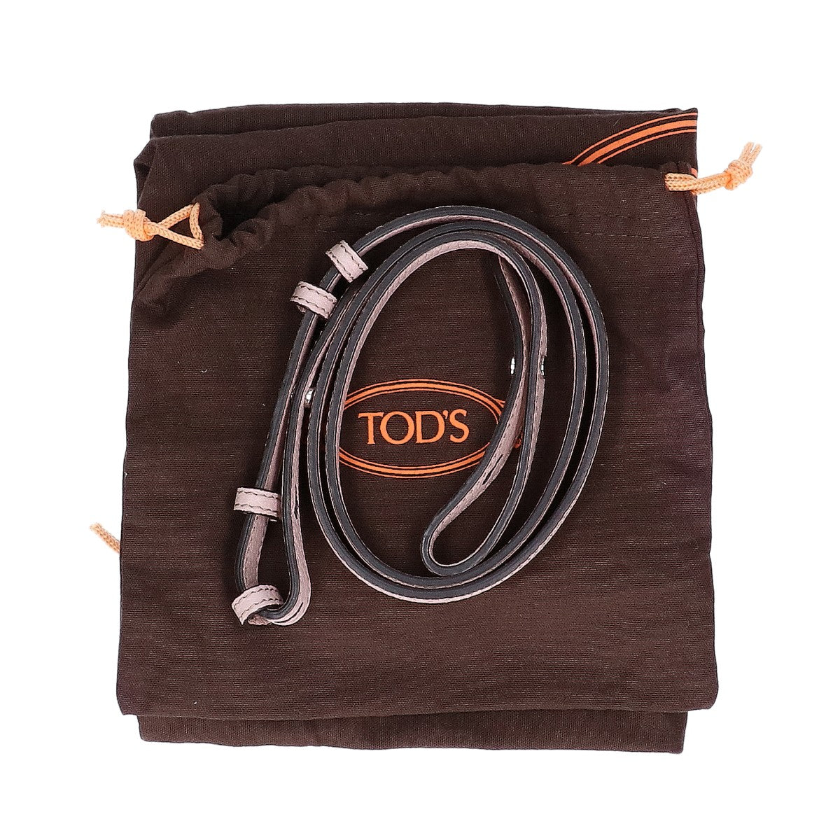 TOD'S トッズ 美品 XBWBUZS9200WNTM430 Tタイムレス バケット レザーバッグ スモール 2WAY ハンドバッグ