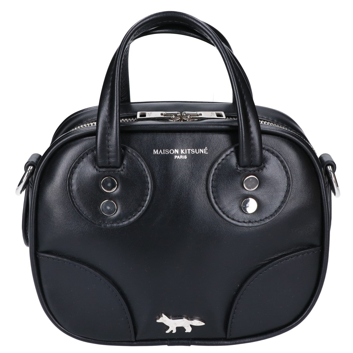 MAISON KITSUNE メゾンキツネ 【美品】23AW LW05148LC0038 BOOGIE CAMERA BAG 19.5 2WAY カメラ ショルダーバッグ