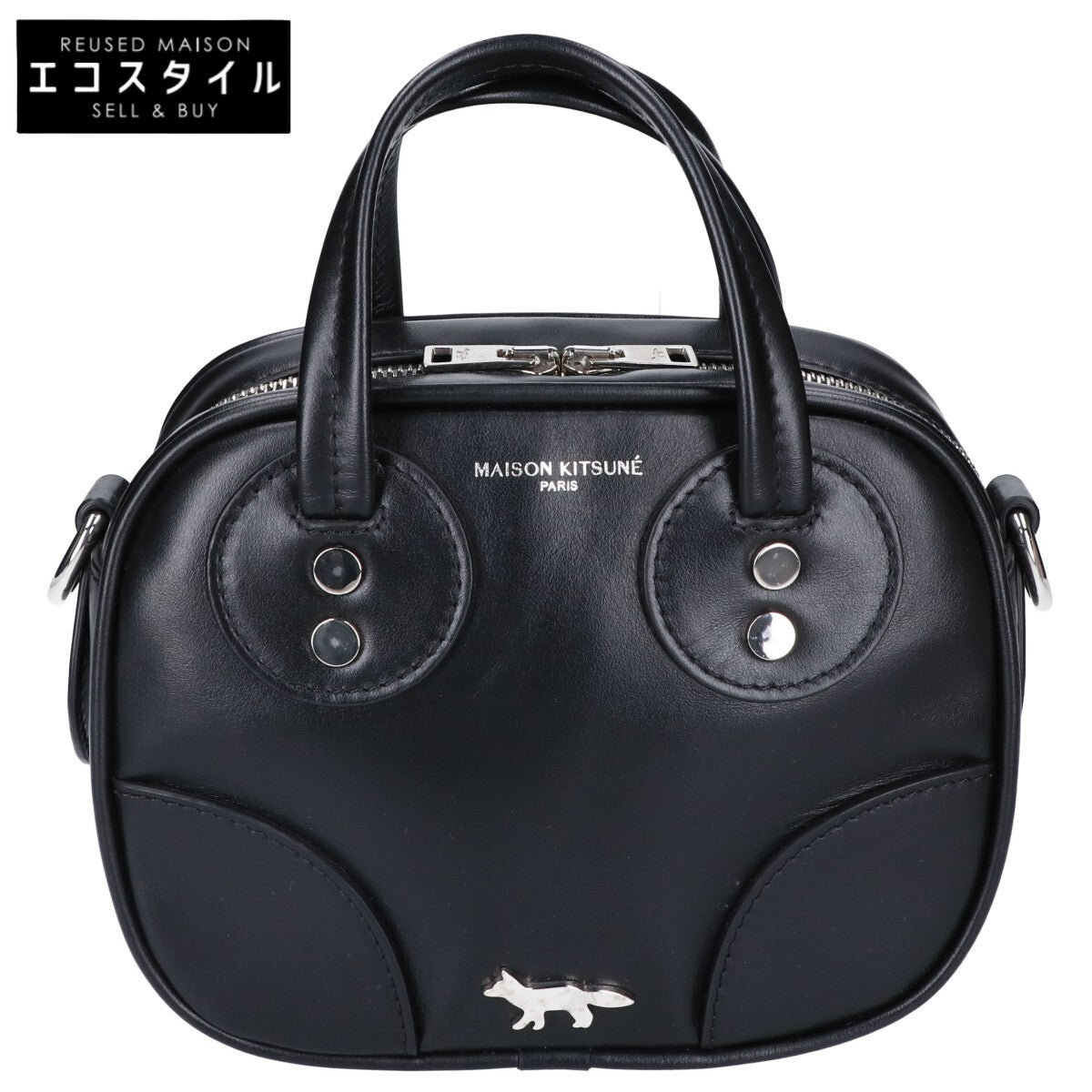 MAISON KITSUNE メゾンキツネ 【美品】23AW LW05148LC0038 BOOGIE CAMERA BAG 19.5 2WAY カメラ ショルダーバッグ
