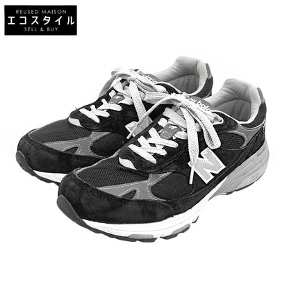 NEW BALANCE ニューバランス ローカットスニーカー シューズ メンズ スエード ブラック 26.5cm MR993BK USA製 シューズ