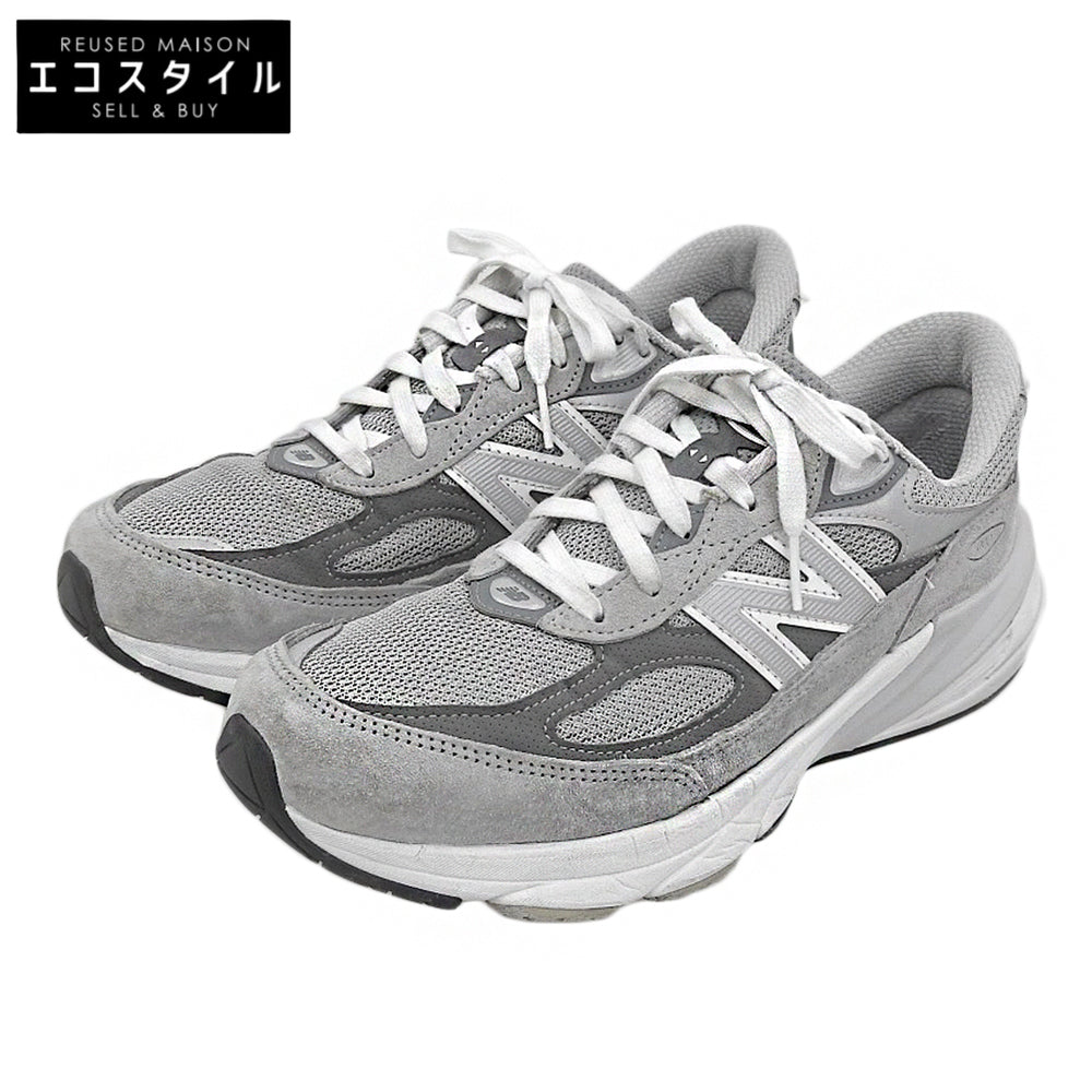 NEW BALANCE ニューバランス ローカットスニーカー シューズ メンズ スエード グレー 26.5cm M990GL6 USA製 シューズ