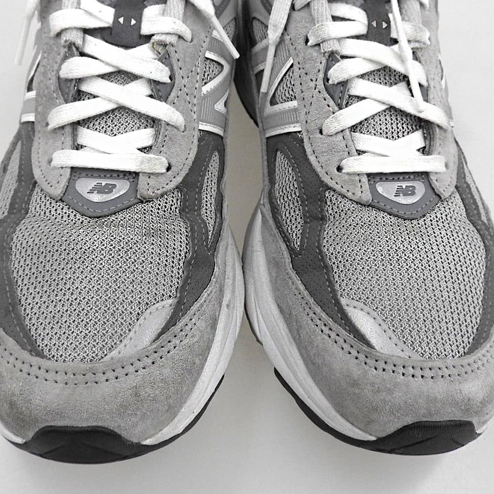 NEW BALANCE ニューバランス ローカットスニーカー シューズ メンズ スエード グレー 26.5cm M990GL6 USA製 シューズ