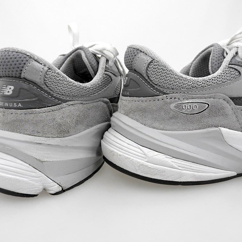 NEW BALANCE ニューバランス ローカットスニーカー シューズ メンズ スエード グレー 26.5cm M990GL6 USA製 シューズ