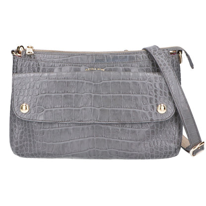 A.D.M.J. Accessoires De Mademoiselle ADMJ 型押しレザー ショルダーバッグ