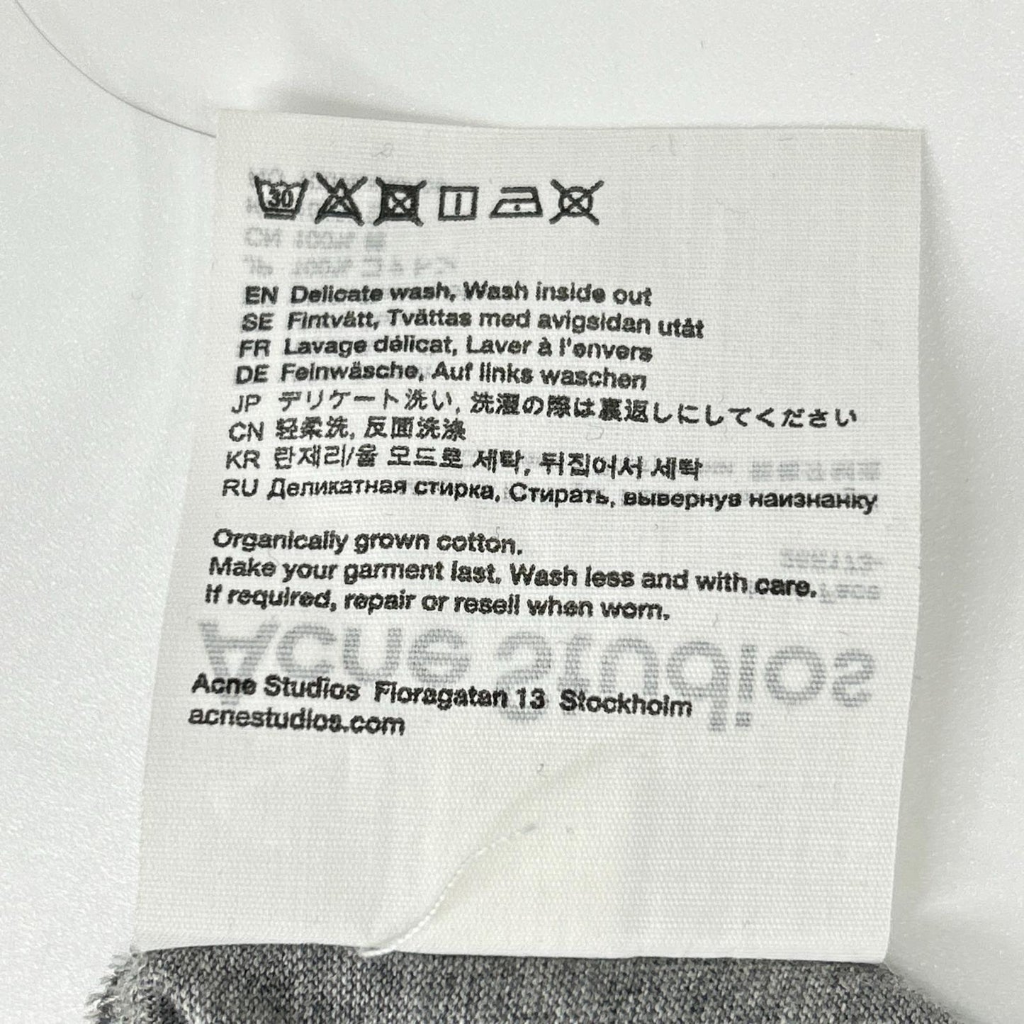 ACNE STUDIOS アクネ ストゥディオズ フェイスパッチ 半袖Tシャツ トップス
