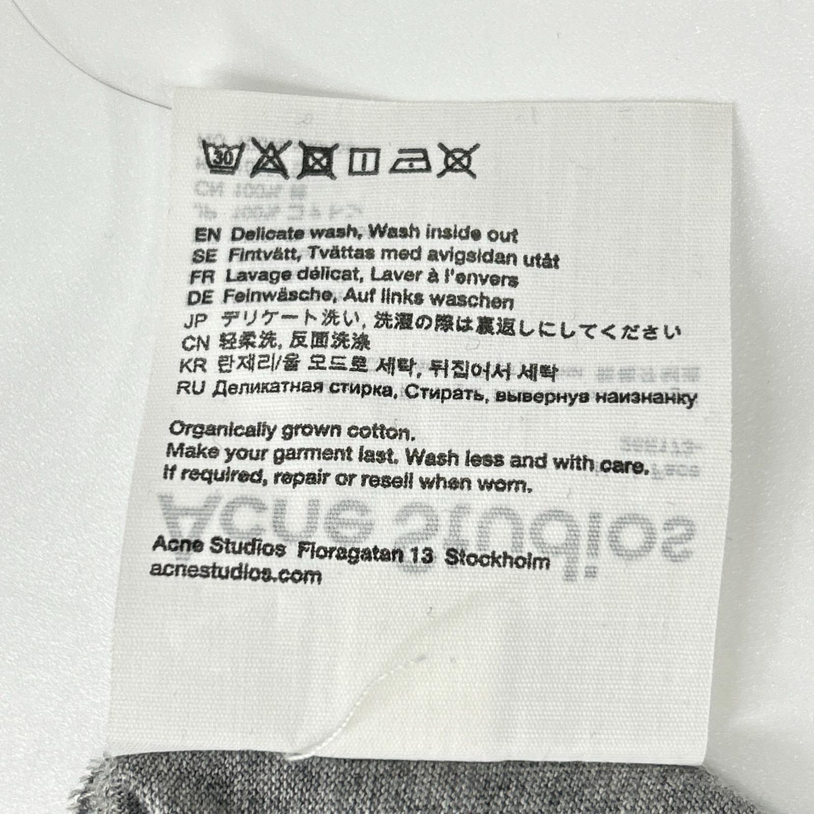 ACNE STUDIOS アクネ ストゥディオズ フェイスパッチ 半袖Tシャツ トップス