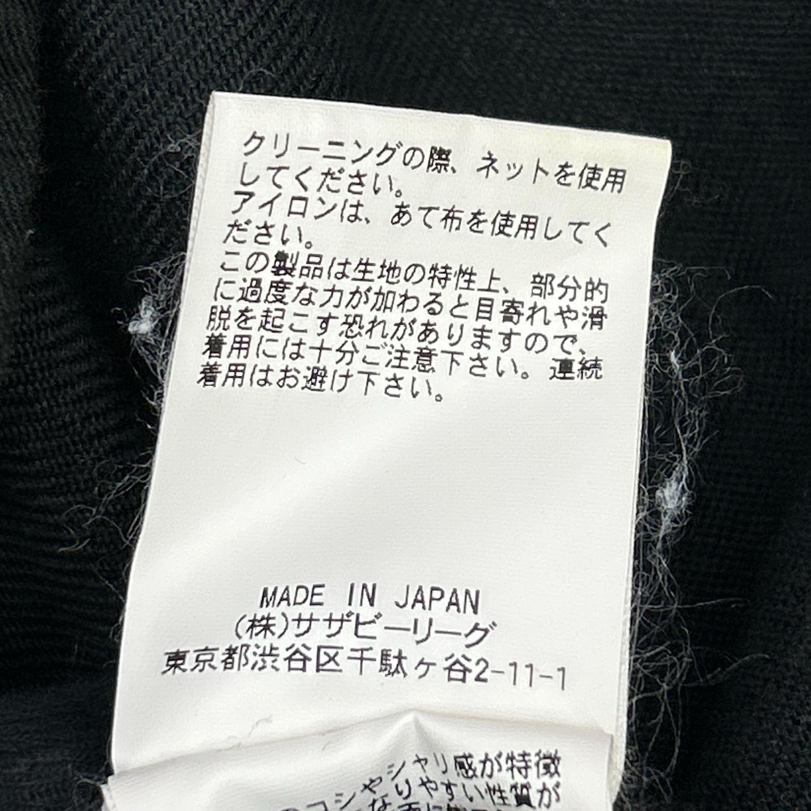 UNION LAUNCH ユニオンランチ ブラック リネン×コットン 半袖 フロントボタン ワンピース ワンピース