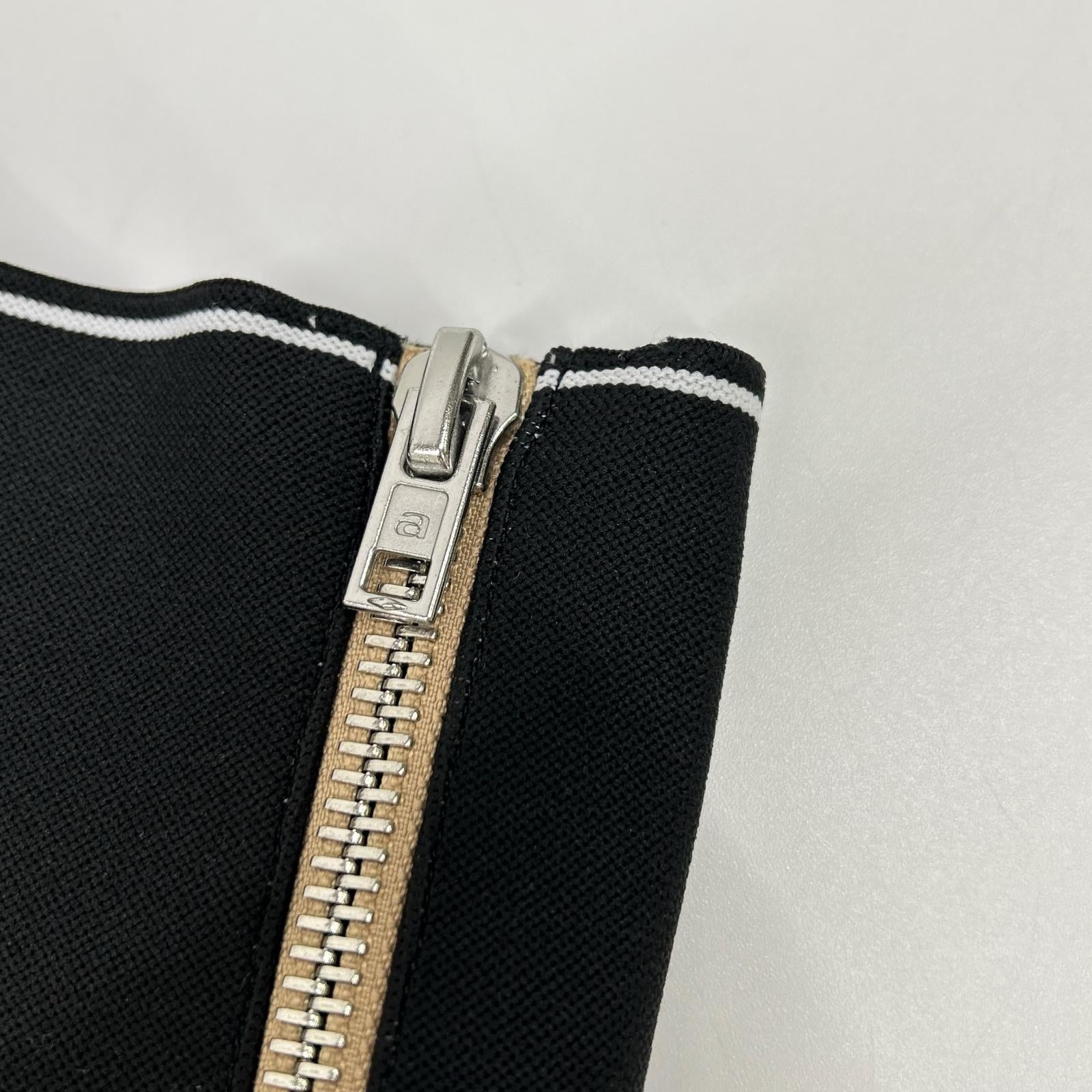 ALEXANDER WANG アレキサンダーワン ブラック×ベージュ ウエストロゴ ショートパンツ ボトムス